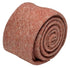 rusty red brick 100% wool  tie with speckled design